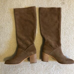 Frye & Co Phoebe Slouch Tall Knee High Boot Cognac